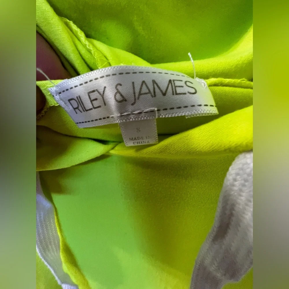 Riley and James neon green dress size S - Picture 4 of 6